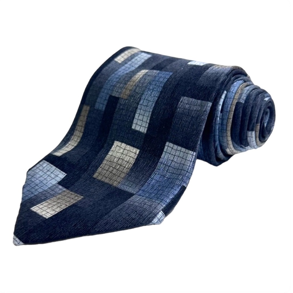 MEN'S NECKTIE - ARROW { TOTAL LENGHT: 58 " } BLACK, BROWN & SILVER SHADE